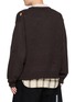 Back View - Click To Enlarge - MIHARA YASUHIRO - Triple Layered Collared Sweater