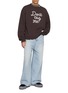 Figure View - Click To Enlarge - MIHARA YASUHIRO - Lettered Distressed Knit Sweater