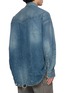 Back View - Click To Enlarge - MIHARA YASUHIRO - Sticker Denim Shirt