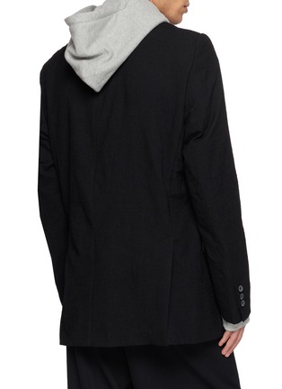Back View - Click To Enlarge - MIHARA YASUHIRO - Three Layered Single Breasted Blazer