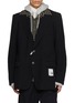 MIHARA YASUHIRO Three Layered Single Breasted Blazer