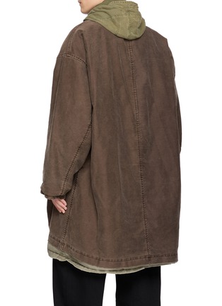 Back View - Click To Enlarge - MIHARA YASUHIRO - Triple Layered Coat