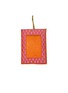 STUDIO THIE Check Photo Frame Embroidered Ornament