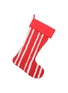 STUDIO THIE Quilted Stocking Striped Ornament