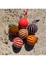 Detail View - Click To Enlarge - STUDIO THIE - Striped Papier Mache Bauble Ornament