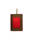 STUDIO THIE Check Photo Frame Embroidered Ornament