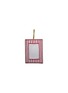 STUDIO THIE Striped Photo Frame Embroidered Ornament