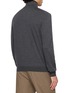 Back View - Click To Enlarge - EQUIL - Double-Placket Zip-Up Cardigan