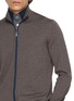  - EQUIL - Double-Placket Zip-Up Cardigan