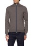 EQUIL Double-Placket Zip-Up Cardigan