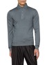 EQUIL Washed Long-Sleeve Polo Sweater