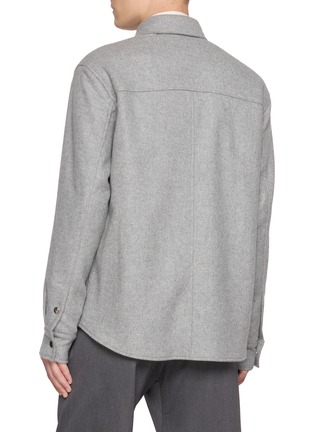 Back View - Click To Enlarge - EQUIL - Ribbed Knit Hooded Vest