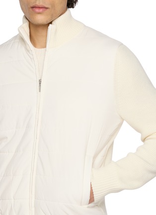  - EQUIL - Padded Knit-Sleeve Zip-Up Jacket