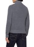 Back View - Click To Enlarge - EQUIL - Padded Knit-Sleeve Zip-Up Jacket