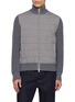EQUIL Padded Knit-Sleeve Zip-Up Jacket