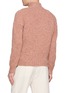 Back View - Click To Enlarge - EQUIL - Quarter Zip Marled Wool Sweater