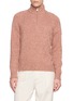 EQUIL Quarter Zip Marled Wool Sweater