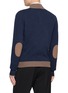 Back View - Click To Enlarge - EQUIL - Contrast Trim Zip Up Knit Cardigan