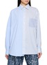 E.L.V. DENIM Diana Stripe Cotton Shirt
