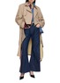 Figure View - Click To Enlarge - E.L.V. DENIM - Oversized Hackney Trench Coat