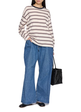 Figure View - Click To Enlarge - E.L.V. DENIM - Talbot Elastic Waist Denim Jeans
