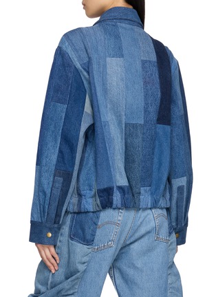 Back View - Click To Enlarge - E.L.V. DENIM - Kara Denim Bomber Jacket