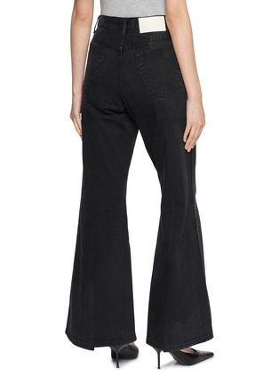 Back View - Click To Enlarge - E.L.V. DENIM - Odette Flared Denim Jeans
