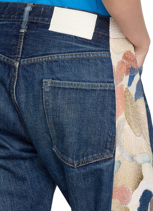  - E.L.V. DENIM - Freya Contrast Panel Wide Leg Jeans
