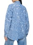 Back View - Click To Enlarge - E.L.V. DENIM - Paint Splatter Denim Shirt