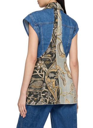 Back View - Click To Enlarge - E.L.V. DENIM - Eden Tapestry Denim Jacket