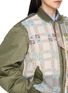  - E.L.V. DENIM - Rio Patterned Panel Bomber Jacket
