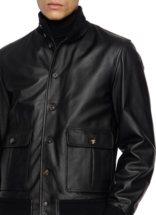  - VALSTAR - Valstarino High Neck Leather Jacket