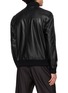 Back View - Click To Enlarge - VALSTAR - Valstarino High Neck Leather Jacket