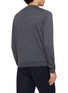 Back View - Click To Enlarge - JOHN SMEDLEY - Easy Fit Merino Wool Crewneck Sweater