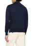 Back View - Click To Enlarge - JOHN SMEDLEY - Standard Fit Merino Wool Cardigan