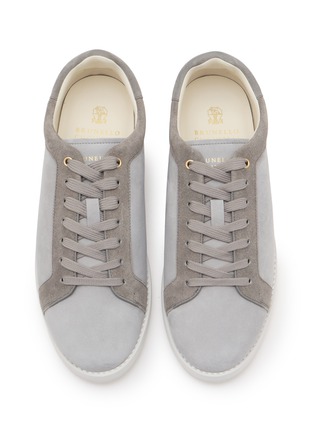 Detail View - Click To Enlarge - BRUNELLO CUCINELLI - Suede Men's Sneakers