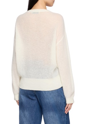 Back View - Click To Enlarge - LAOWLA - Appliqué Knit Sweater