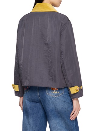 Back View - Click To Enlarge - LAOWLA - Contrast Work Jacket