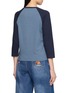 Back View - Click To Enlarge - LAOWLA - Band Embroidered Raglan Top