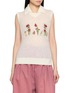 LAOWLA Appliqué Knit Sweater Vest
