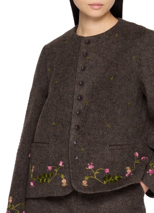  - LAOWLA - Coffee Tree Embroidered Blazer Jacket