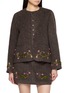 LAOWLA Coffee Tree Embroidered Blazer Jacket
