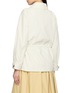 Back View - Click To Enlarge - LAOWLA - Drawstring Waist Embroidered Button Short Coat
