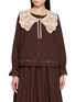 LAOWLA Wool Cape Embroidered Blouse