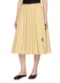 Detail View - Click To Enlarge - LAOWLA - Embroidered Reversible Midi Skirt