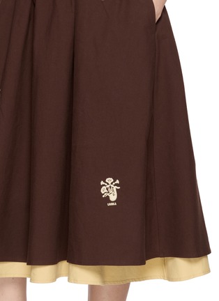  - LAOWLA - Embroidered Reversible Midi Skirt