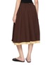 Back View - Click To Enlarge - LAOWLA - Embroidered Reversible Midi Skirt