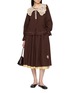 Figure View - Click To Enlarge - LAOWLA - Embroidered Reversible Midi Skirt