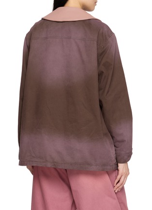 Back View - Click To Enlarge - LAOWLA - Washed Utility Work Jacket
