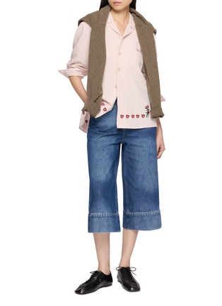 Figure View - Click To Enlarge - LAOWLA - Embroidered Shirt